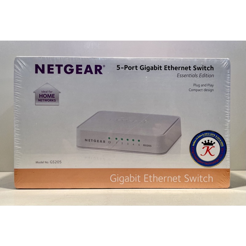 Netgear Switch 5port Gigabit Ethernet switch  (รุ่น GS205)