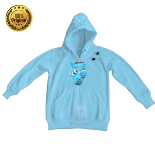 เสื้อกันหนาว มีฮู้ด ลาย ANGRY BIRDS BLUES UNISEX สําหรับเด็ก