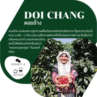 กาแฟเเคปซูล ดอยช้าง (คั่วกลาง-คั่วเข้ม) สำหรับเครื่อง Nespresso ขนาด 10 แคปซูล (Nespresso Compatible)