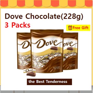 Dove Silky chocolate ช็อกโกแลตหวาน 228 กรัม X 3 แพ็ก 37 ชิ้น