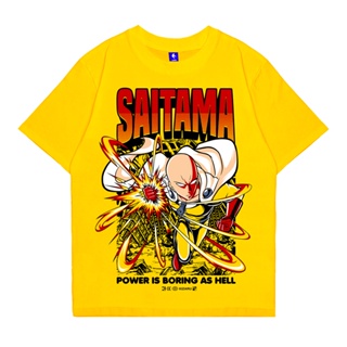 เสื้อยืด พิมพ์ลายอนิเมะ Kizaru One Punch Man SAITAMA สําหรับผู้ชาย_09