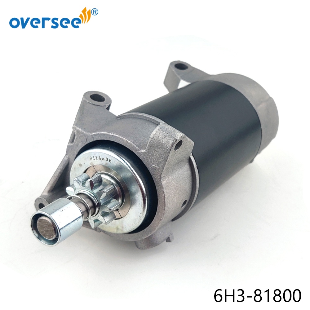 6h3-81800 เริ่มต้นมอเตอร์สําหรับ Yamaha Parsun Hidea Outboard มอเตอร์ 60HP 70HP 2 จังหวะ 6H3-81800-10 6H3-81800-00 6K5-81800 6K5-8-00
