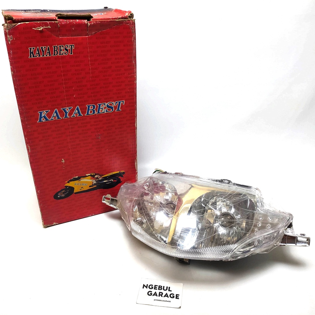 ชุดสะท้อนแสงหน้า Supra X 125 เก่า HONDA WHITE KAAYA BEST