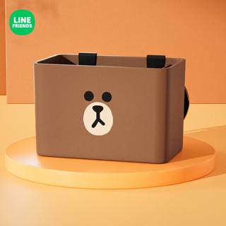 [Line Friends] กล่องเก็บของ สําหรับติดที่พักแขนรถยนต์