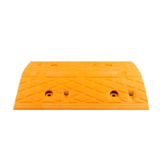 RUBBER ยางชะลอความเร็ว RIGHT 50x35x5 ซม. สีเหลืองRUBBER SPEED BUMP RIGHT 50X35X5CM YELLOW