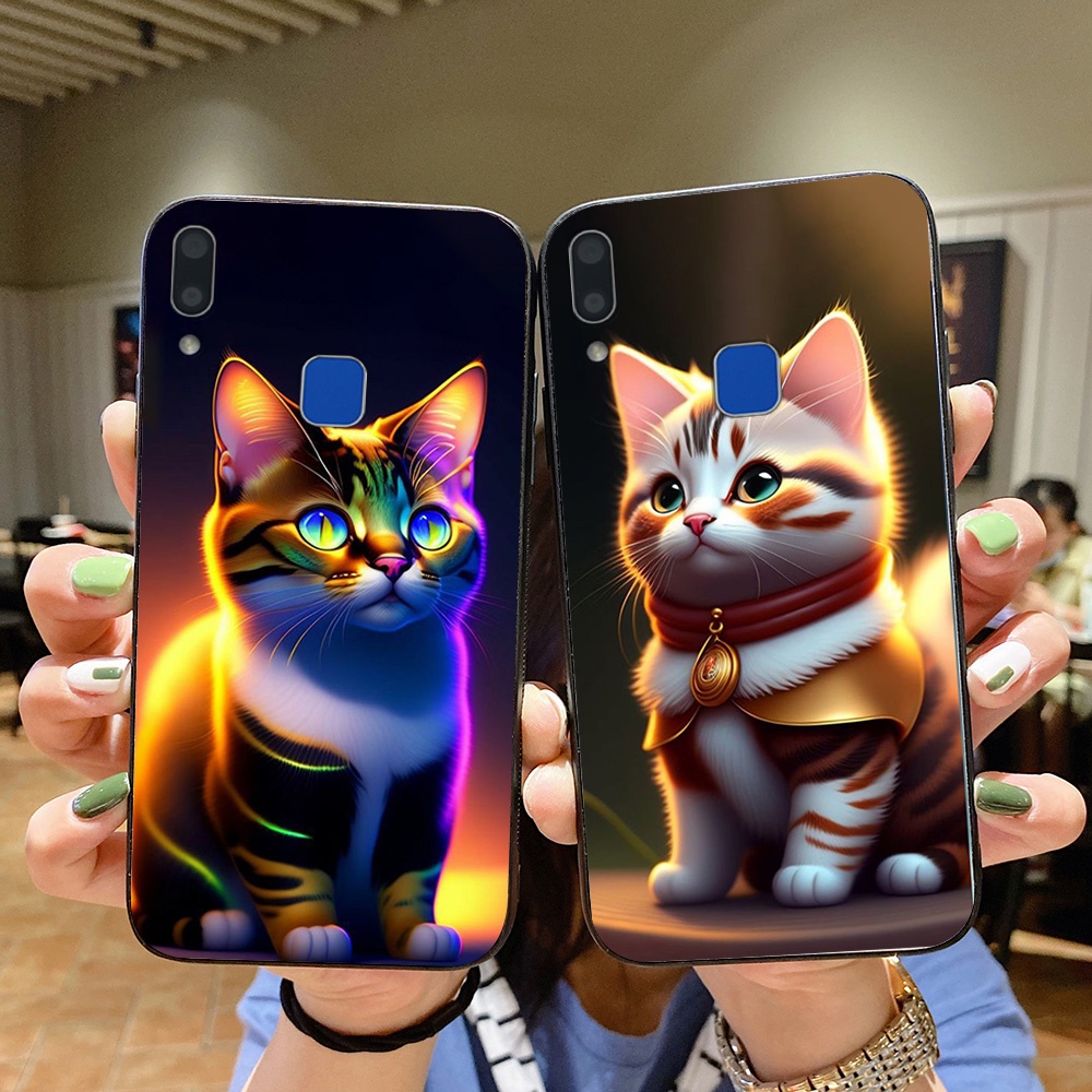 เคส Vivo y91 / vivo y91c / vivo y93 / vivo y95 พิมพ์ลายแมวน่ารักสุดน่ารัก