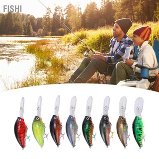 Fishi 8 ชิ้นตกปลา Crankbait ยาก 22 กรัมโยกเยกหลายปล้องเทียมเหยื่อสำหรับตกปลาน้ำเค็มลึก