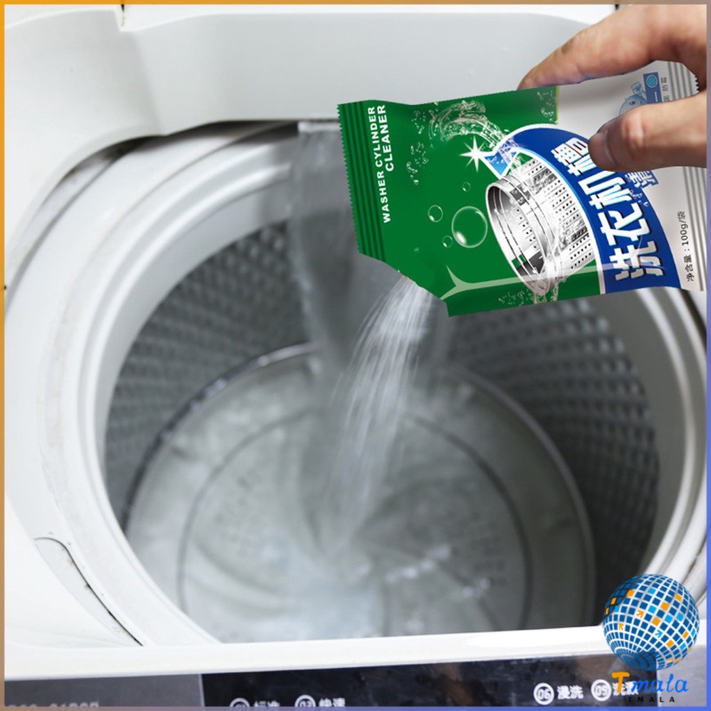 Tmala ผงทำความสะอาดเครื่องซักผ้า   ผงล้างเครื่องซักผ้า Washing Machine Cleaner Powder