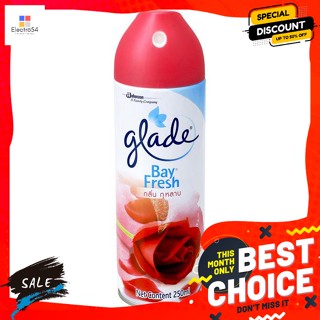 Glade(เกลด) เกลด ไบเฟรช สเปรย์ปรับอากาศ กลิ่นกุหลาบ 250 มล. Glade Bifresh Air Freshener Spray Rose 250 ml.ปรับอ