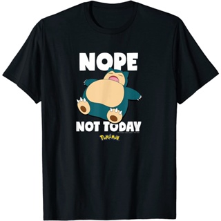 Pokémon Adult Clothes - Nope Not Today Snorlax T-Shirt_07