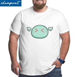 Genshin Impact Anemo Slime T Shirts Men Novelty T-Shirts Anime Game Big Tall Tee Shirt Short Sleeve Clothing Plus S_03