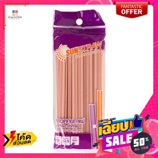 ทานตะวัน หลอดคนกาแฟ ขนาด 13.5 ซม. แพ็ค 80 Tantawan coffee stirrer, size 13.5 cm, pack of 80จาน ชาม