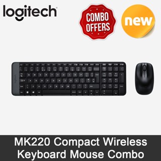 Logitech MK220 Compact Wireless Keyboard and Mouse Combo Set