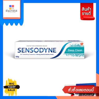 Sensodyne(เซ็นโซดายน์) SENSODYNE DEEP CLEAN TOOTHPASTE เซ็นโซดายน์ ดีพคลีน ยาสีฟัน (เลือกขนาด) SENSODYNE DEEP CLEAN TOOT