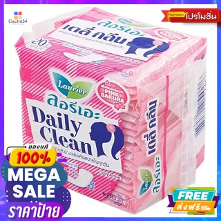 Laurier ลอรีเอะ แผ่นอนามัย เดลี่แอคทีฟ กลิ่นเฟรชฟลอรัล แพ็ค 20 ชิ้น Laurier Sanitary Pads Daily Active Fresh Floral Scen