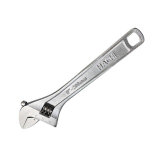 SATIN ประแจเลื่อนชุบซาตินด้ามเปลือย HACHI 8 นิ้วSATIN COAT ADJUSTABLE WRENCH HACHI 8"