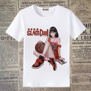 Slam Dunk Street Wear Short-Sleeved men t shirt University T Crossover ins Sakuragi Mitsubishi Shou Merchandise men_07