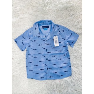 เสื้อเชิ้ตเด็กผู้ชายแขนสั้น งานแบรนด์แท้ พร้อมส่ง