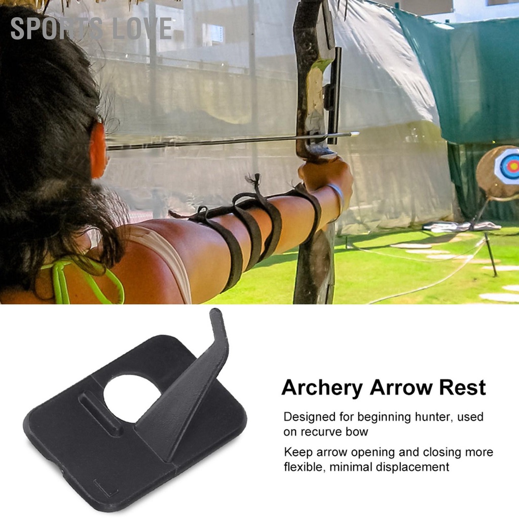 Sports Love 4 ชุดยิงธนู Arrow Rest Recurve Bow พลาสติกซ้ายมืออุปกรณ์ล่าสัตว์