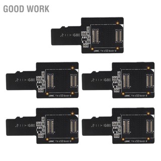 Good Work 5 Pcs EMMC to USD Board ผลิตภาพเป็นระยะๆ ที่แม่นยำไปยังการ์ดจัดเก็บข้อมูล Adapter สำหรับ ROCK PI 4 RK3399