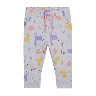 Mothercare grey printed joggers YB522 กางเกงจ๊อกเกอร์เด็กผู้หญิง