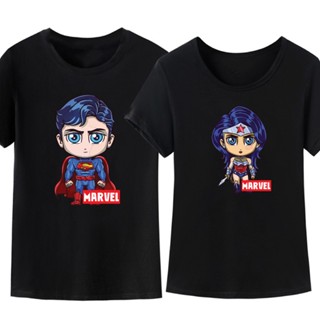 Premium Cotton COUPLE SUPERHERO SERIES SUPERMAN MARVEL GRAPHIC T-SHIRT 01_04