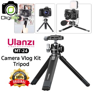 Ulanzi Tripod MT-24 Camera Vlog Kit ขาตั้งกล้องโลหะ ขาตั้งกล้องมินิสามขา แบบพกพา ขาตั้ง