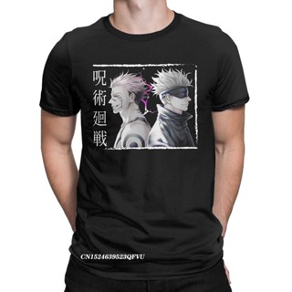 เสื้อ ยืด ผู้ชาย Jujutsu Kaisen Sukuna Yuji Itadori Gojo Satoru Megumi Fushiguro Nobara Kugisaki อะนิเมะเสื้อยืดผู้_05