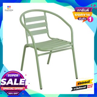 Aluminum เก้าอี้เหล็กผสมอะลูมิเนียม รุ่น SC-017C-G สีเขียว Aluminum alloy chair FONTE SC-017C-G model SC-017C-G green