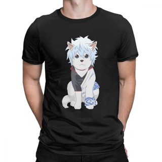 เสื้อยืดแขนสั้นลําลอง ผ้าฝ้าย พิมพ์ลายอนิเมะ Sadaharu Gintama สไตล์วินเทจ โอเวอร์ไซซ์ สําหรับผู้ชาย_08