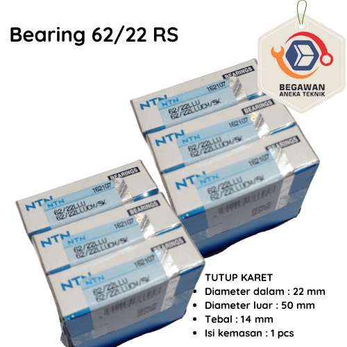แบริ่ง 62/22 2RS NTN