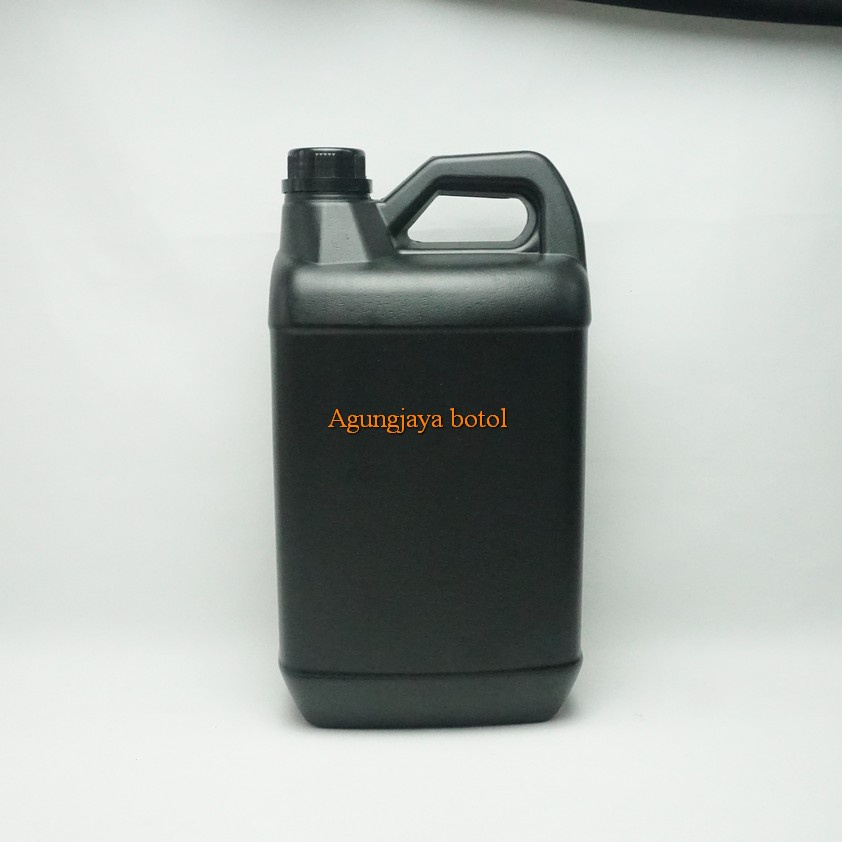 5 ลิตร สีดํา Hdpe Jerry Can / Hdpe Jerry Can / Jerry Can / ผงซักฟอก Jerry Can / Softener Jerry Can /