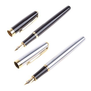 Stat BAOER 388 ปากกาหมึกซึม โลหะ สีดํา ขนาดกลาง