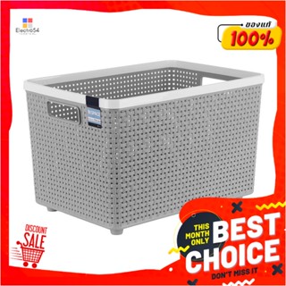 RECTANGULAR ตะกร้าผ้าเหลี่ยม DKW IN SPACE HH-1097(XL) เทาRECTANGULAR BASKET DKW IN SPACE HH-1097(XL) GREY