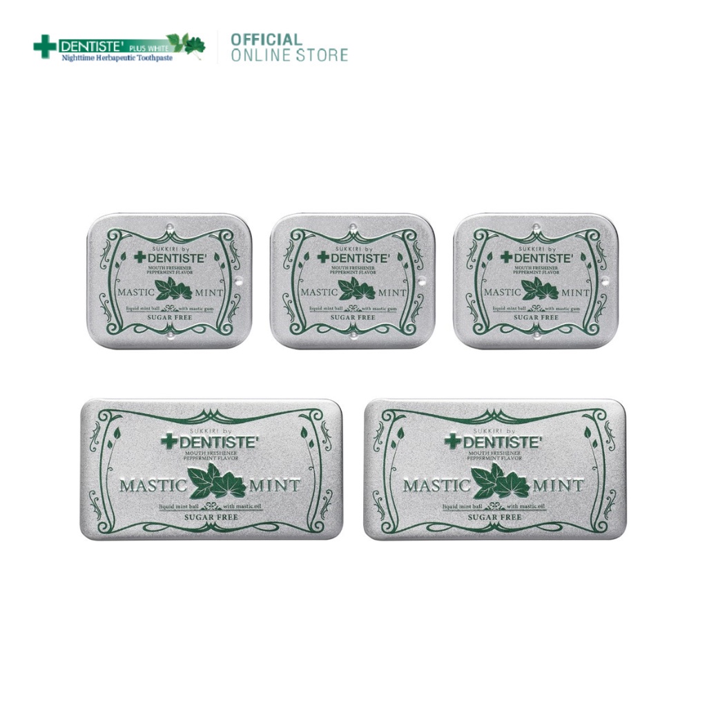 Dentiste Sukkiri Love Mint Set เซ็ทสุดคุ้ม เพื่อลมหายใจ...หอมสดชื่น ทั้งหมด 5 กล