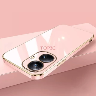 เคส Realme 10 Pro Plus 5G 10 Pro 5G C30 C21Y C25Y C30S C35 C33 เคสโทรศัพท์มือถือ ขอบตรง แฟชั่น สําหรับ ZB