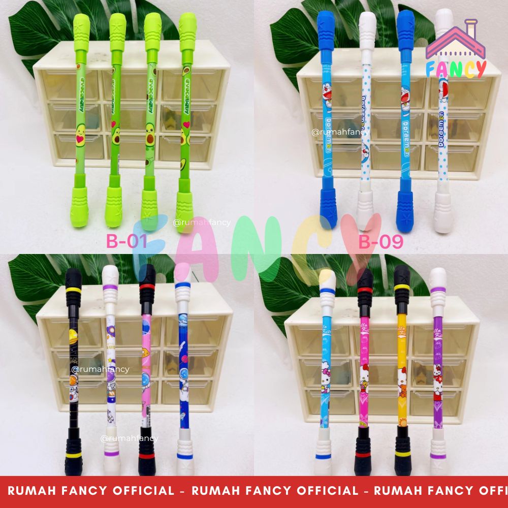 [1 ชิ้น] Spinning Pen Spinner ปากกาลูกลื่น Anti-Stress Spinning Toy Pen Balance Rotary