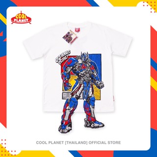 COOLPLANET เสื้อยืดเด็ก ขาห้อย เสื้อเด็กชาย ลายหุ่นยนต์ ทรานส์ฟอร์เมอร์ ลิขสิทธิ์แท้ เสื้อผ้าเด็ก พร้อมส่ง_11