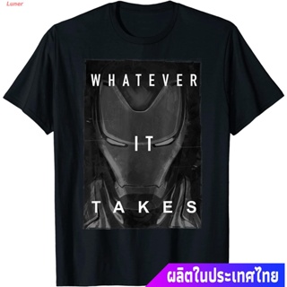 เสื้อยืดโอเวอร์ไซส์เสื้อยืดยอดนิยม Marvel Avengers Endgame Iron Man Dark Poster T-Shirt Mens Womens T-shirtsS-4XL_07