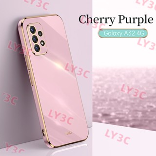 เคสโทรศัพท์มือถือแบบนิ่ม TPU กันกระแทก ลาย 6D หรูหรา สําหรับ Samsung Galaxy A32 4G