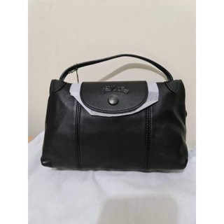 พร้อมส่ง Longchamp Cuir mini noir