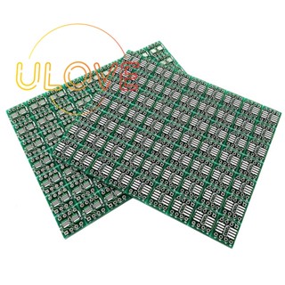 อะแดปเตอร์บอร์ดถ่ายโอน TSSOP8 SSOP8 SOP8 เป็น DIP8 PCB SOP8 SOP 200 ชิ้น