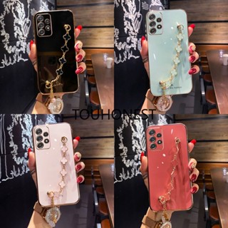 เคส Samsung Galaxy A23 เคส Samsung A33 เคส Samsung A51 เคส Samsung A03 Case Samsung A03S Case Samsung M02S Case Samsung S21 Ultra Soft Cute Clover Grass Pendant Phone Case โทรศัพท์มือถือ แบบนิ่ม ลายใบหญ้าสี่แฉก สําหรับ