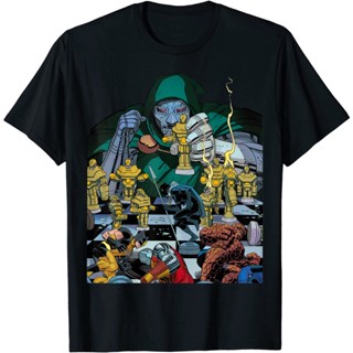 เสื้อยืด พิมพ์ลายการ์ตูน Marvel Doctor Doom Doom Doom 3 สไตล์วินเทจ เรโทร สําหรับผู้ชาย และผู้หญิง_03