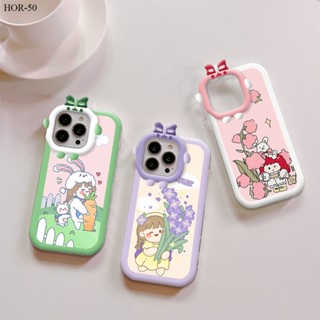 Huawei Honor 70 50 5G เคสหัวเว่ย สำหรับ Case Cute Flower Girl เคส เคสโทรศัพท์ เคสมือถือ Shockproof Casing Full Back Cover Soft Silicone Cases Protective Shell