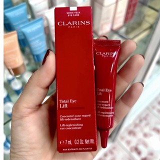 ของแท้💯%👉(7ml)ครีมทาตา Clarins Total Eye Lift-Replenishing Total Eye Concentrate (ราคา/ชิ้น)