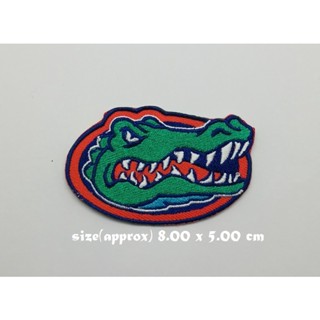 ตัวรีดติดเสื้อ Americasn football Florida Gators football ตกแต่งเสื้อผ้า แจ๊คเก็ต Embroidered Iron on Patch  DIY