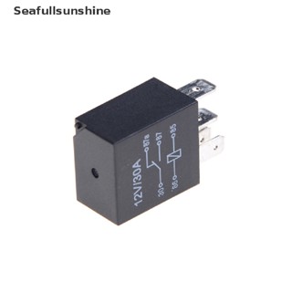 Seaf&gt; รีเลย์ DC 12V 5 Pins 30A เปลี่ยนยานยนต์ สําหรับรถยนต์ จักรยาน