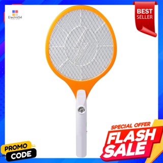 ELECTRIC ไม้ช็อตยุงหน้ากลม IWACHI YL2110 8.5 นิ้วELECTRIC FLY SWATTER+FLASHLIGHT IWACHI YL2110 8.5”