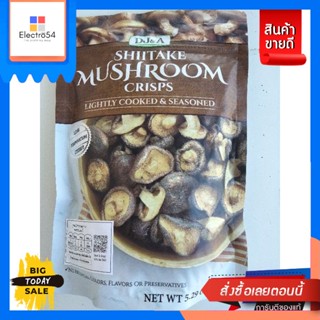 ขนม DJ&amp;A Shiitake Mushroom Crisps เห็ดชิตาเกะ กรอบปรุงรส ดีเจแอนเอ 150กรัม DJ&amp;A Shiitake Mushroom Crisps Seaso